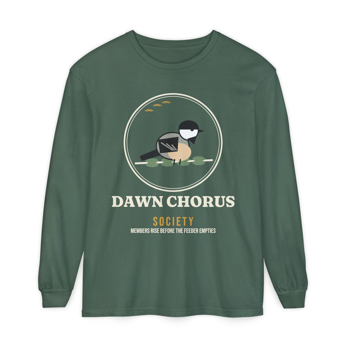 Dawn Chorus Society Long Sleeve T-Shirt by SG Design – view 4