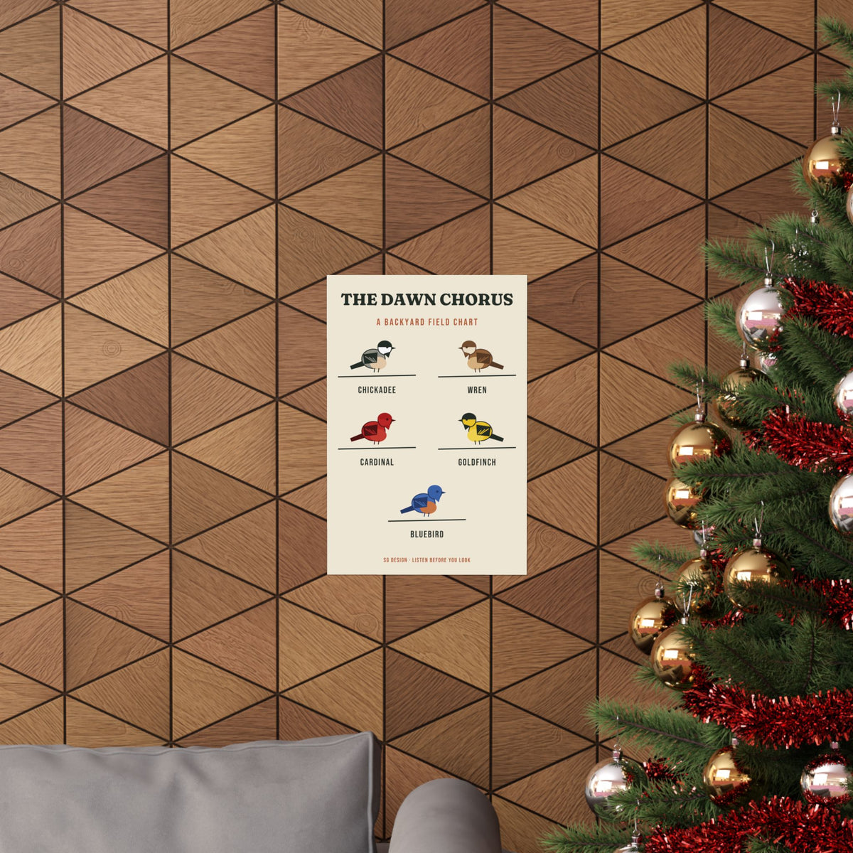 The Dawn Chorus Backyard Birds Poster by SG Design – view 8