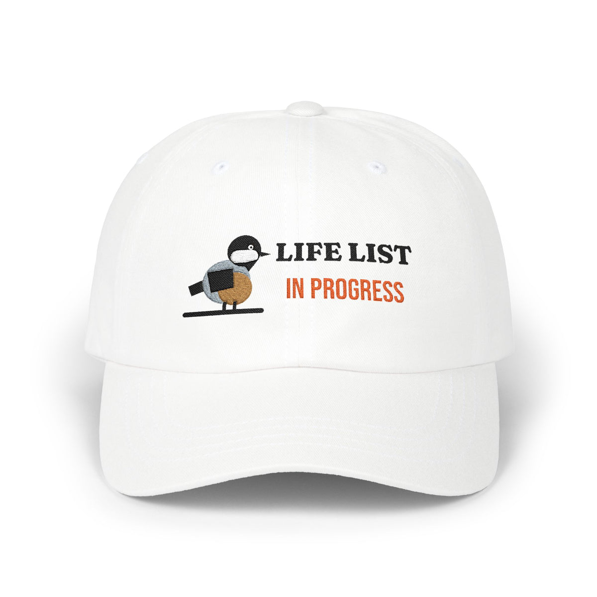 Life List In Progress Embroidered Dad Cap by SG Design – view 1