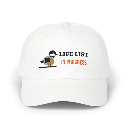 Life List In Progress Embroidered Dad Cap by SG Design – view 1