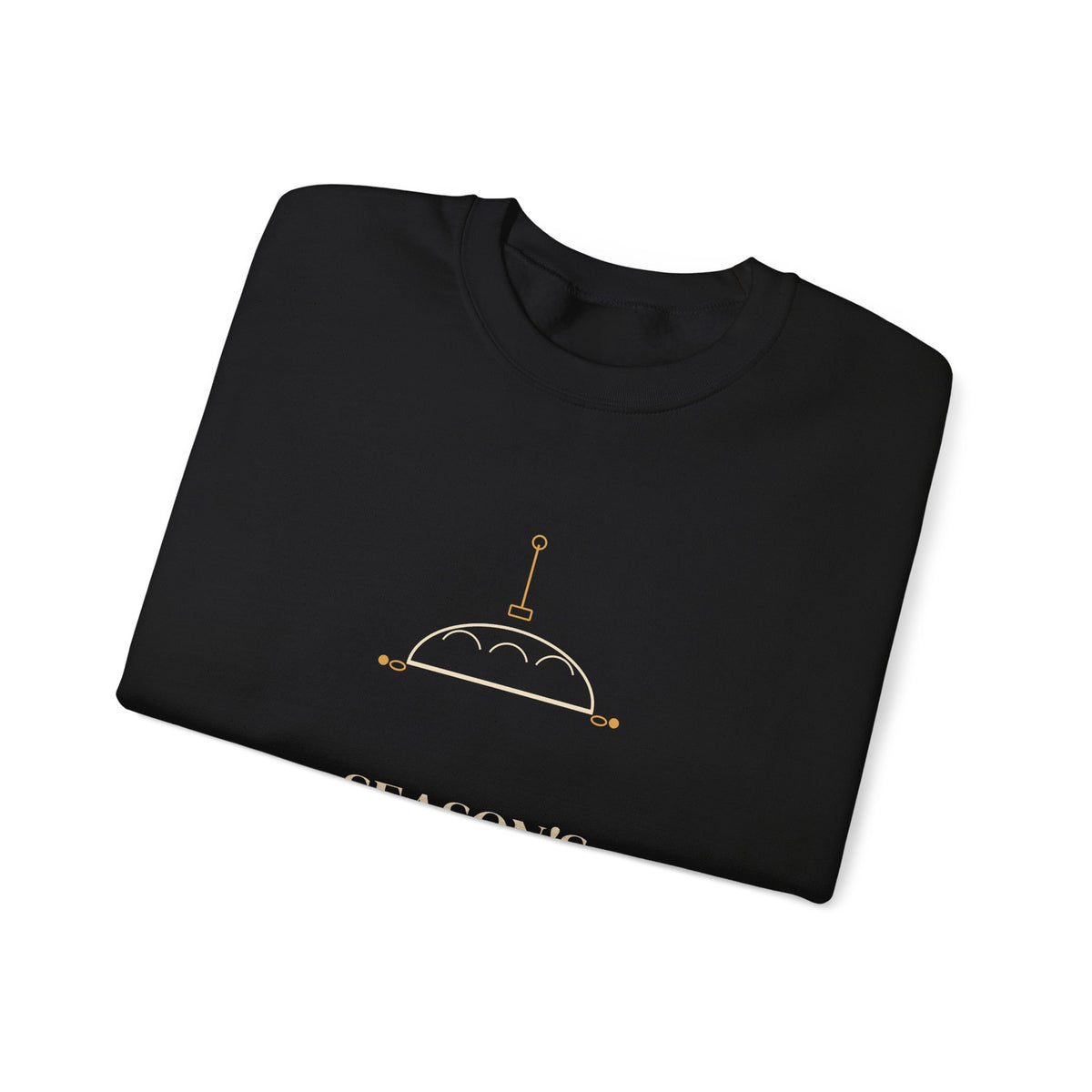 Season's Leavenings sourdough Christmas sweatshirt, product mockup 15