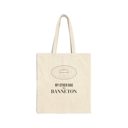 My Other Bag Is a Banneton sourdough tote bag, product mockup 1
