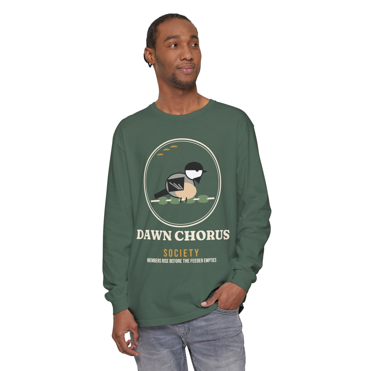 Dawn Chorus Society Long Sleeve T-Shirt by SG Design – view 16