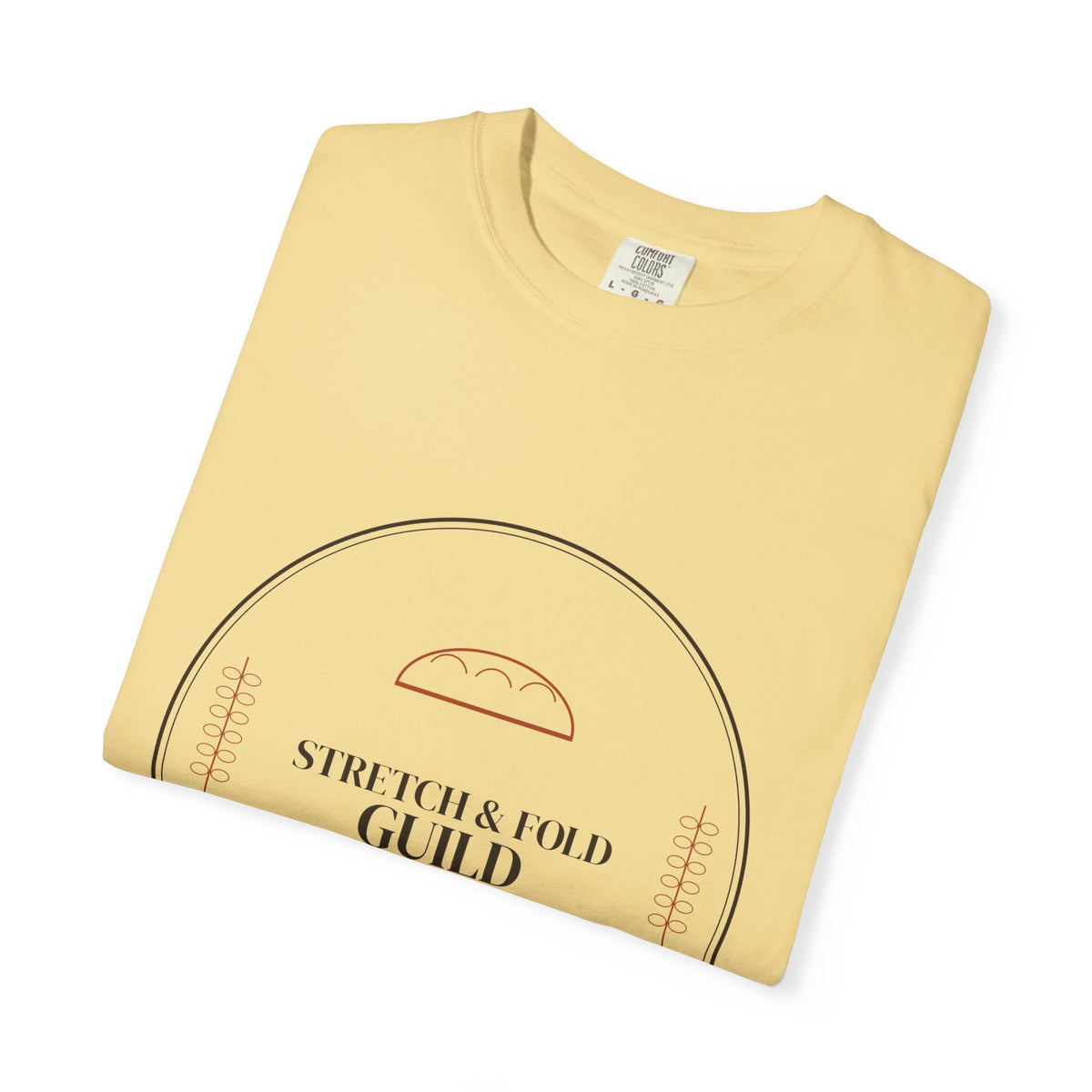 Stretch & Fold Guild sourdough T-shirt, product mockup 17