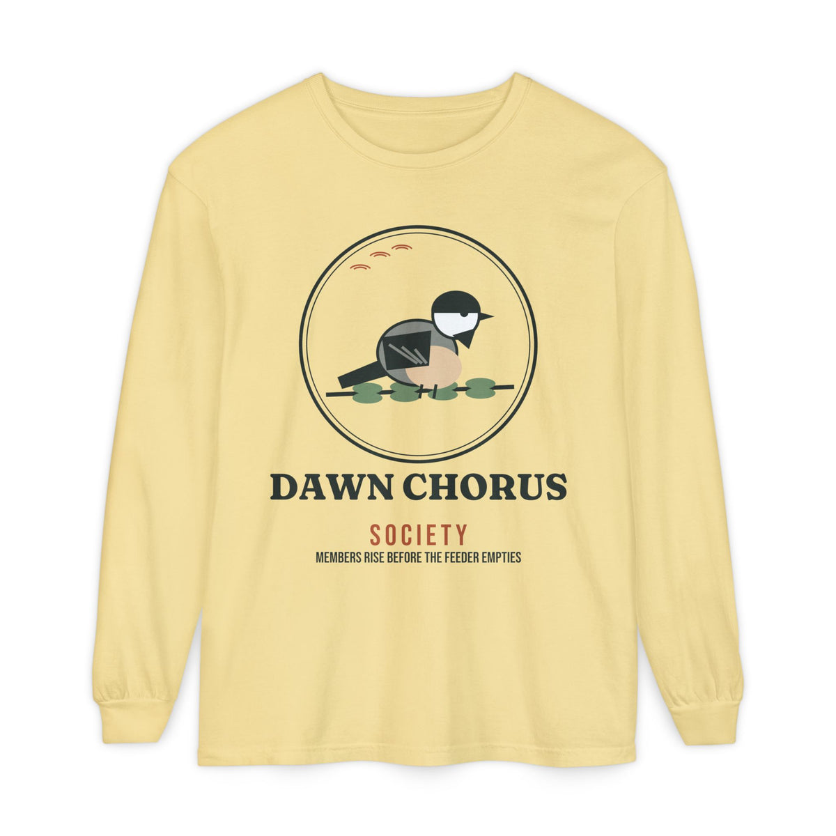 Dawn Chorus Society Long Sleeve T-Shirt by SG Design – view 2