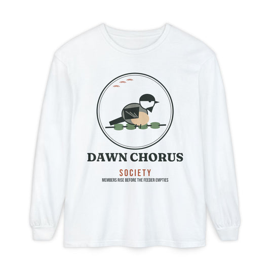 Dawn Chorus Society Long Sleeve T-Shirt by SG Design – view 1