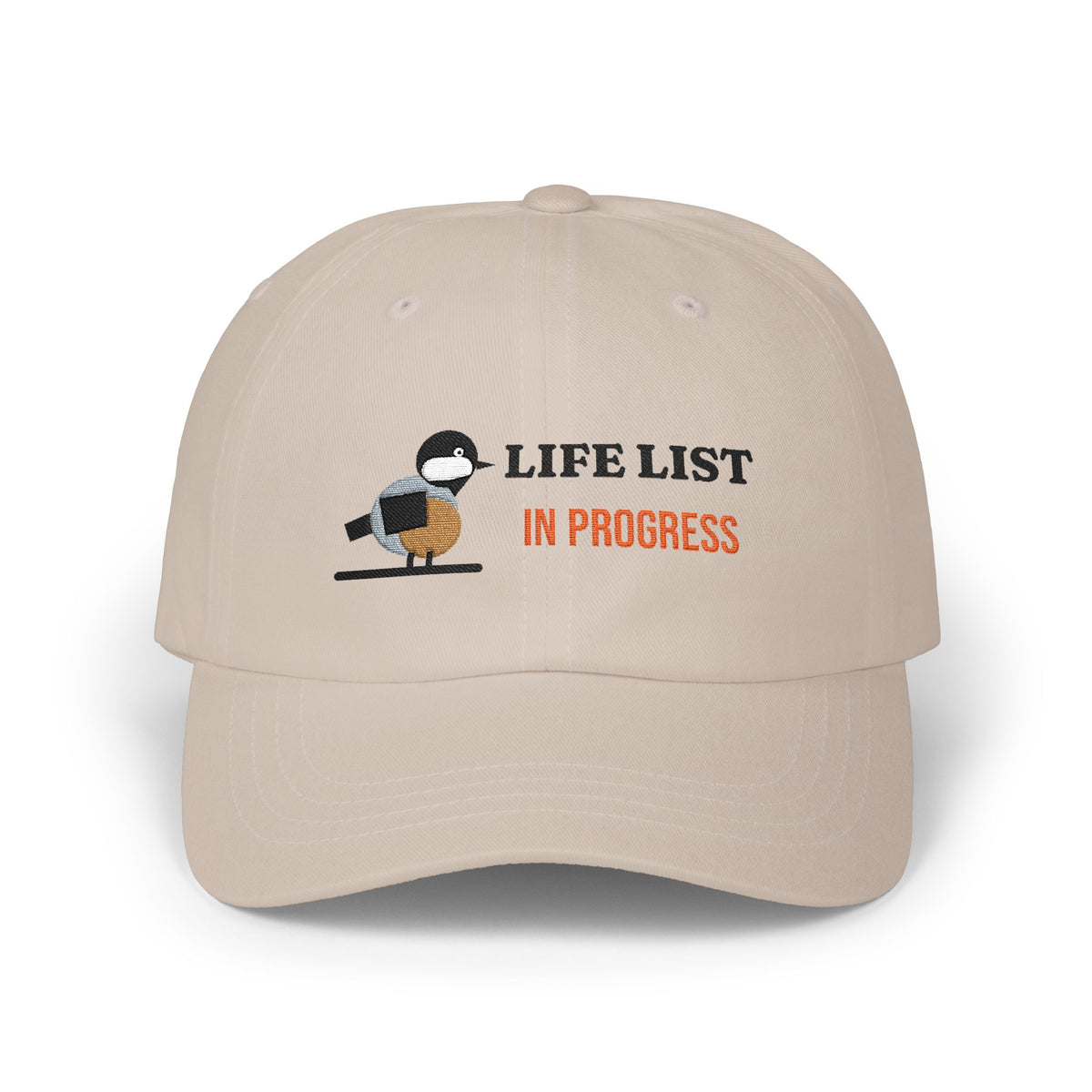 Life List In Progress Embroidered Dad Cap by SG Design – view 2