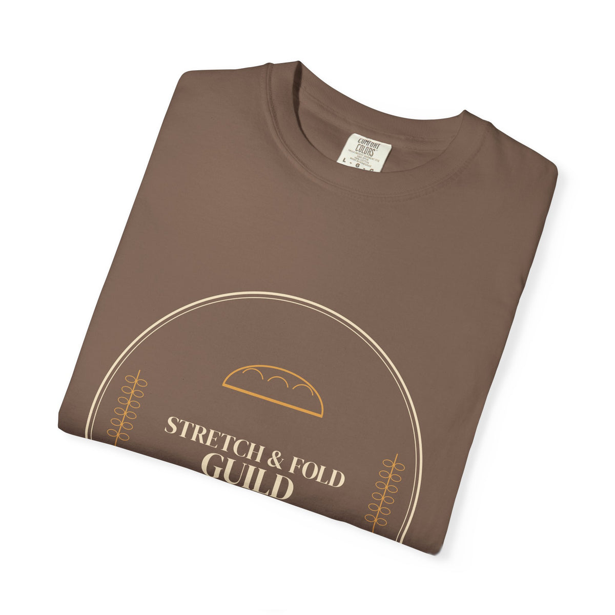Stretch & Fold Guild sourdough T-shirt, product mockup 14