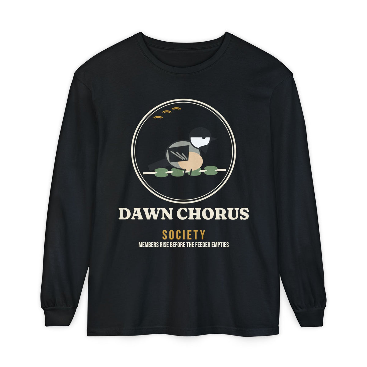Dawn Chorus Society Long Sleeve T-Shirt by SG Design – view 5