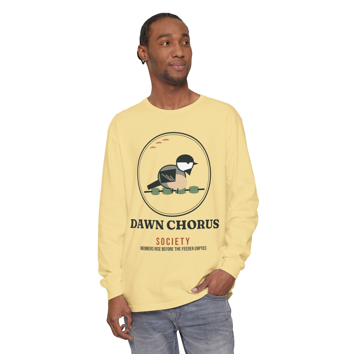 Dawn Chorus Society Long Sleeve T-Shirt by SG Design – view 10