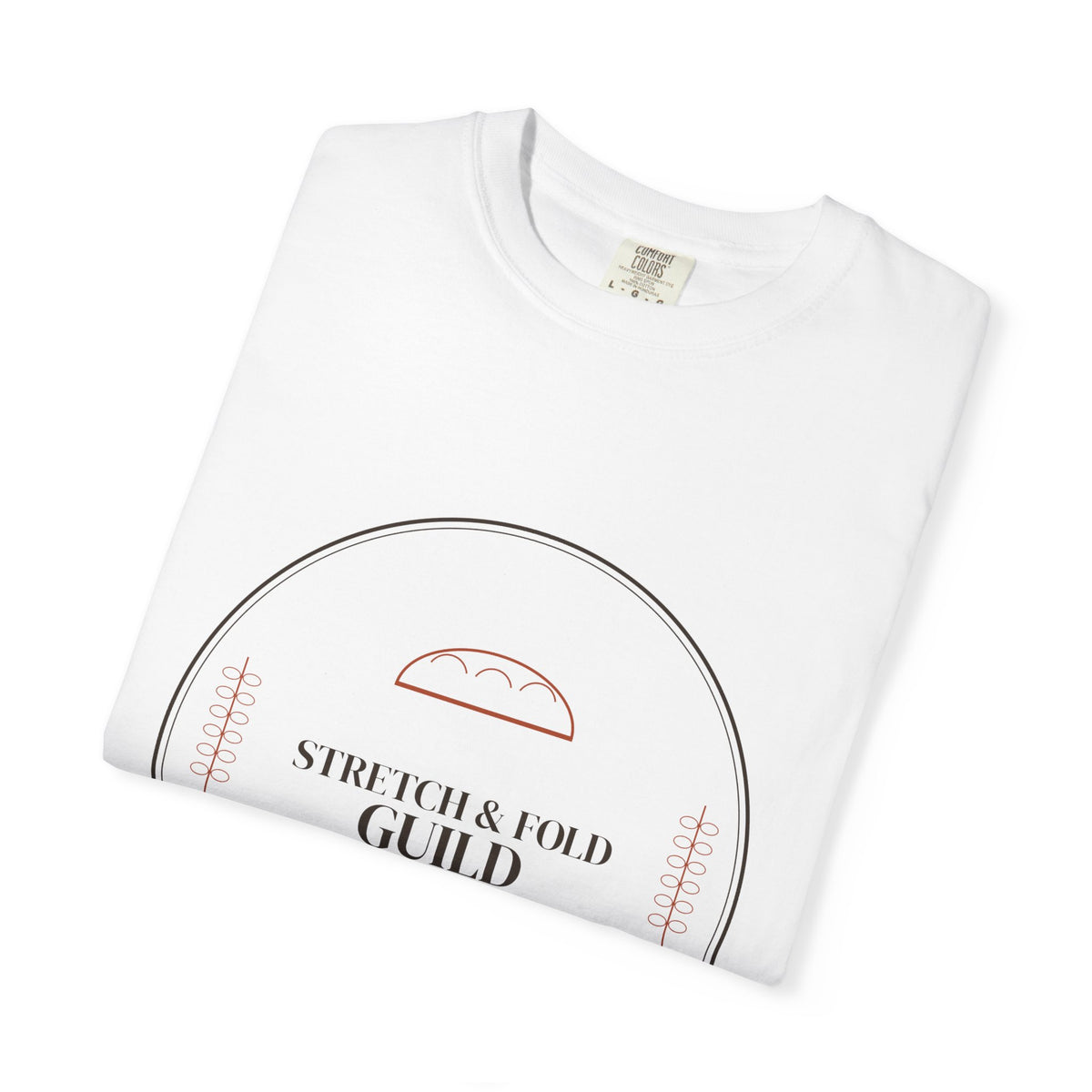 Stretch & Fold Guild sourdough T-shirt, product mockup 8