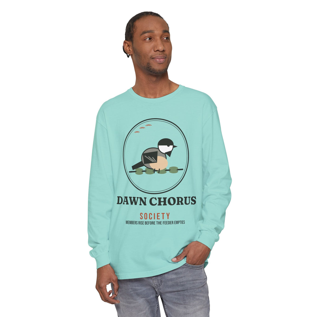 Dawn Chorus Society Long Sleeve T-Shirt by SG Design – view 13